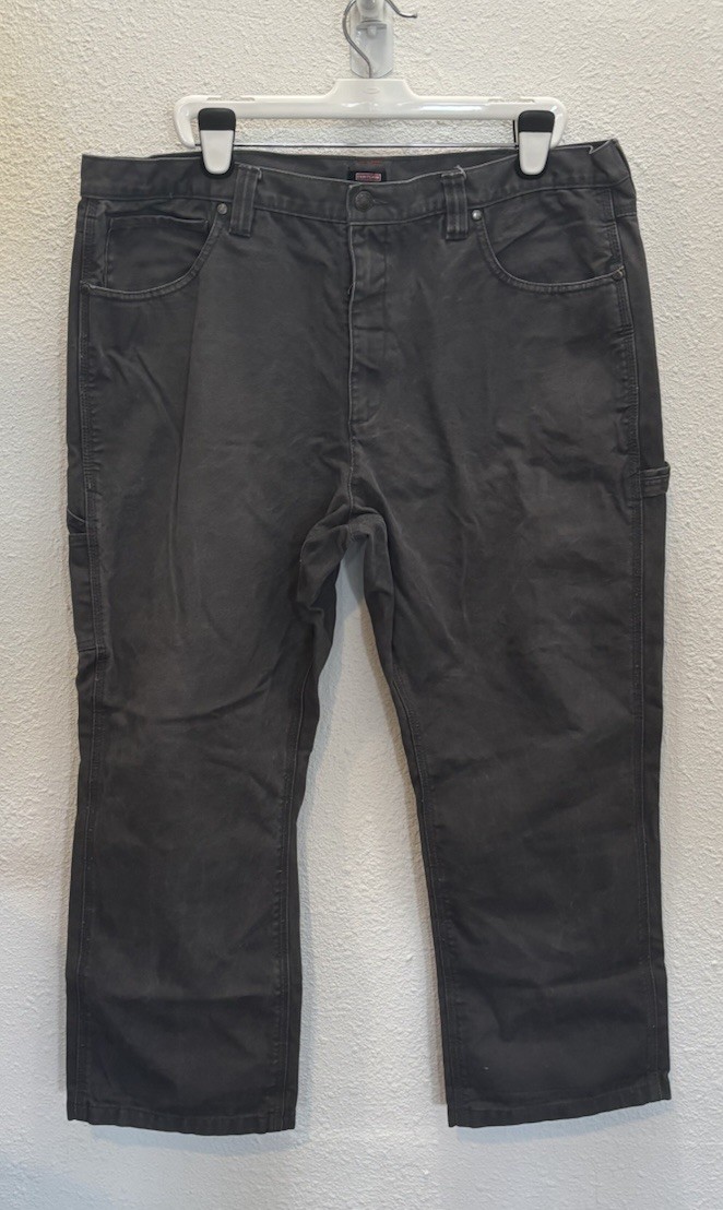 Craftsman Carpenter Jeans Mens 42×30, Gray Denim Vintage Workwear Y2K Sears