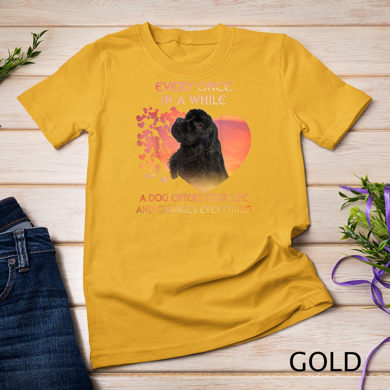 Every Once In A While American Cocker Spaniel T-Shirt Unisex T-shirt