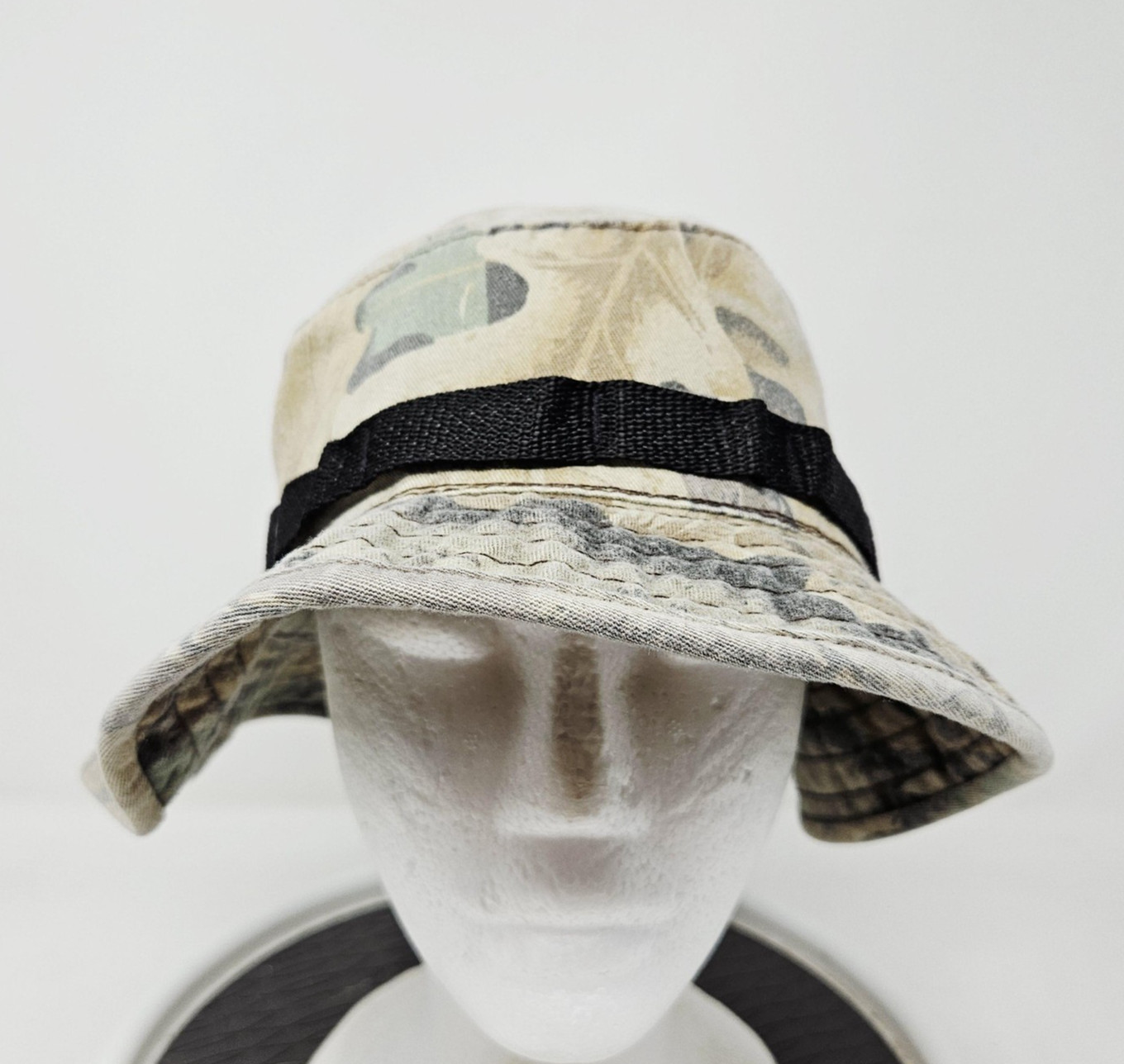 Whitewater Outdoors Hat Cap Boonie Fitted Mens L Beige Camo Hunting Outdoor USA