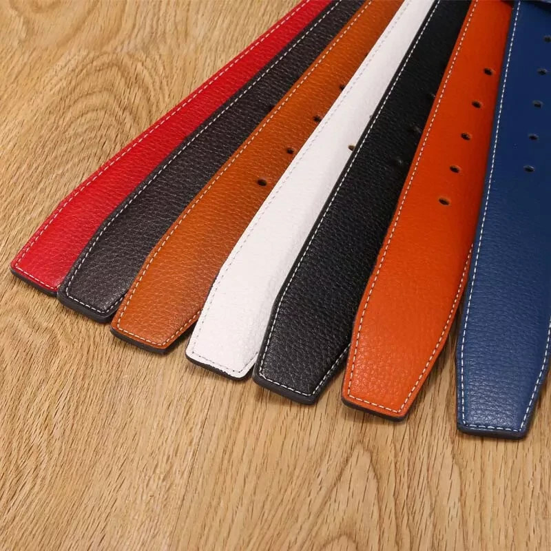 LUXURY 38mm Replacement Belt Genuine Leather Mens Reversible Strap For H Buckle✨