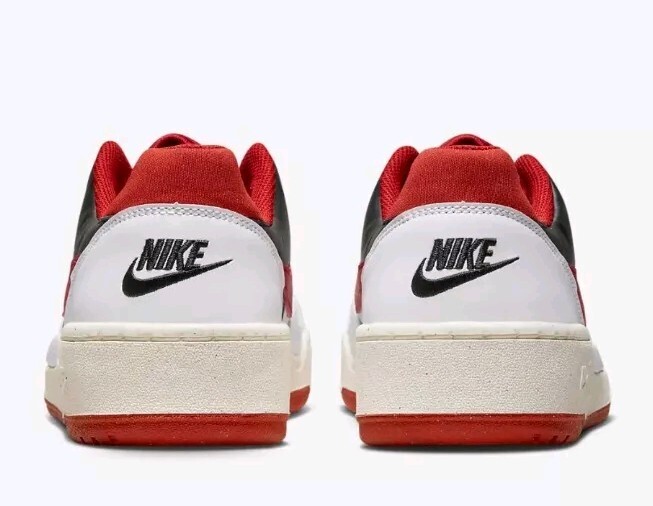 NEW Men’s (CHOOSE SZ) NIKE Full Force Low – RED -WHITE FB1362-102 Basketball 🏀