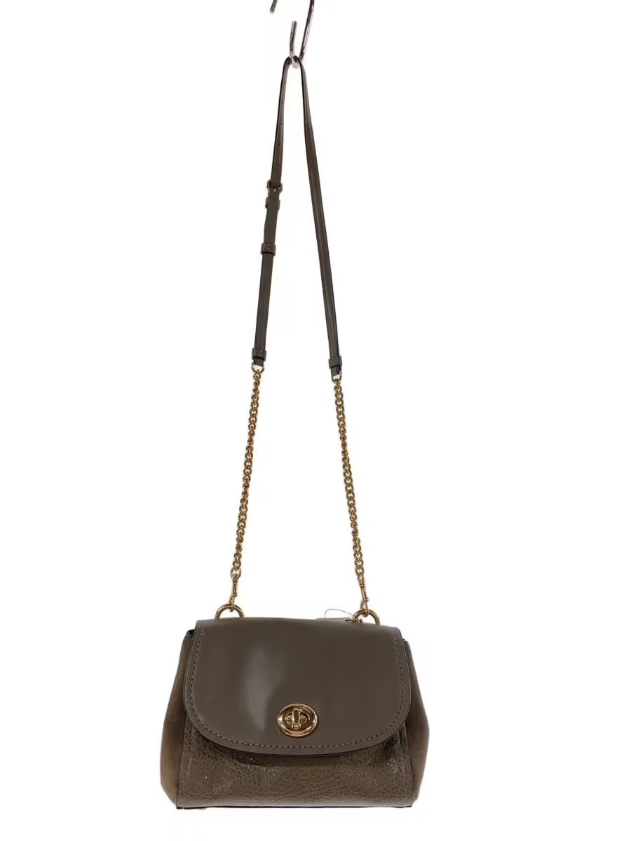 COACH Shoulder Bag Leather CML F22349
