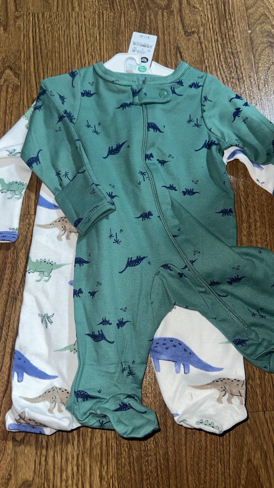 Carter’s Two Pack Sleepers With Double Zipper.