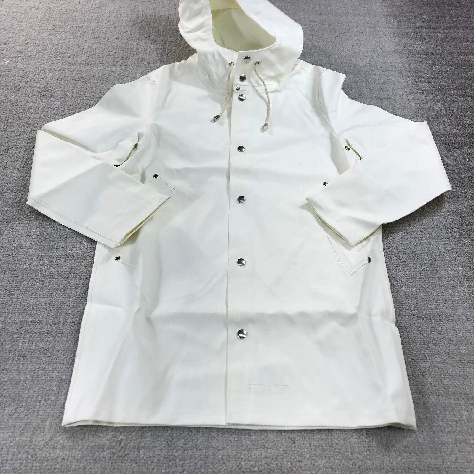 Stutterheim Stockholm Jacket Mens 3XS XXXS Hoodie Mosebacke Rain Coat B3454
