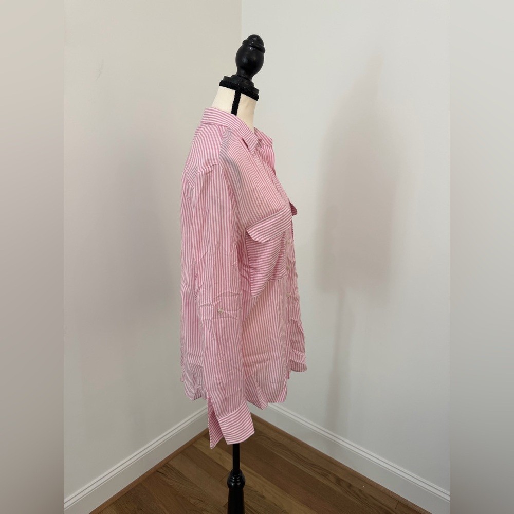 💗 Maeve by Anthropologie Striped Button-Down – Size S ✨