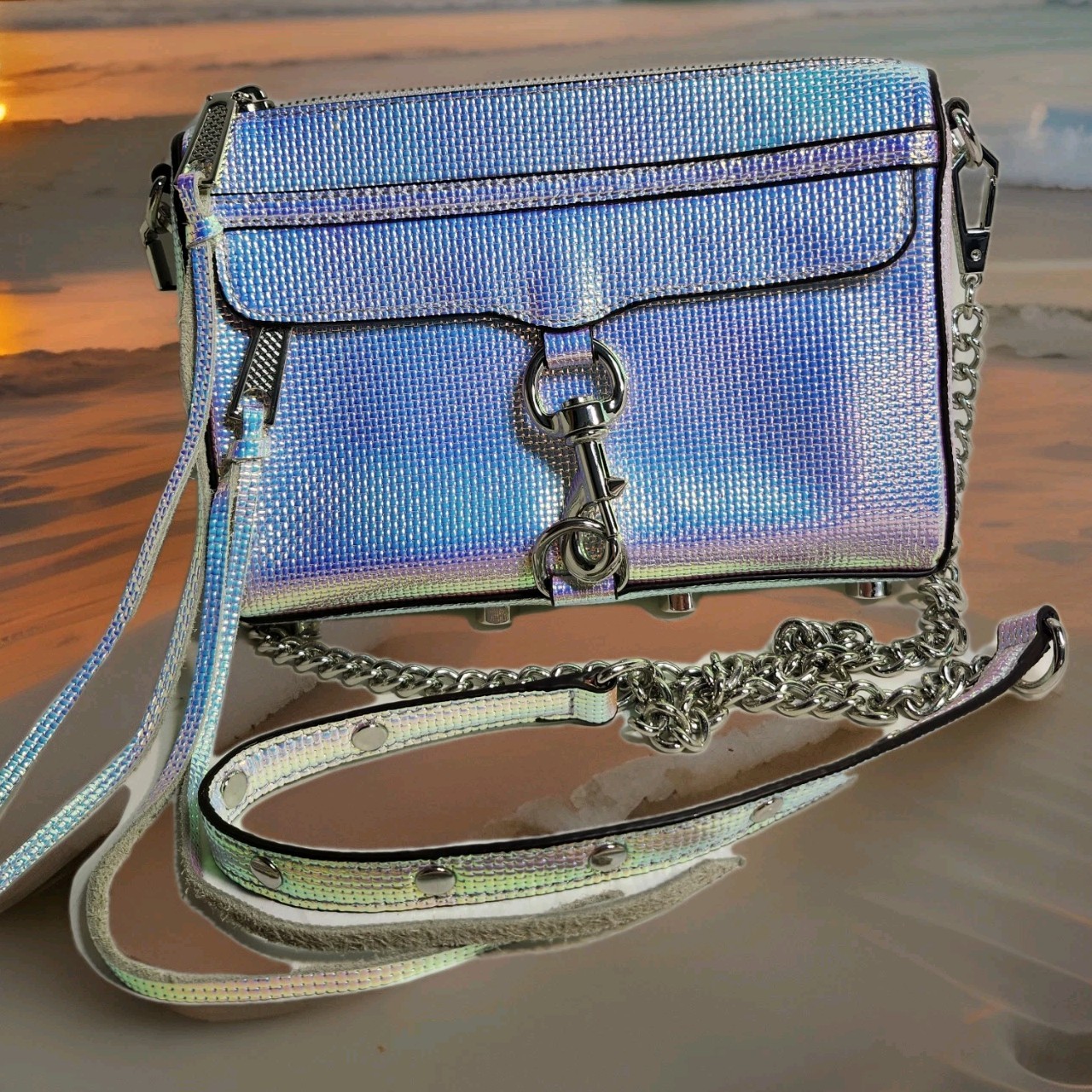 Rebecca Minkoff Mini M.A.C. Holographic Crossbody