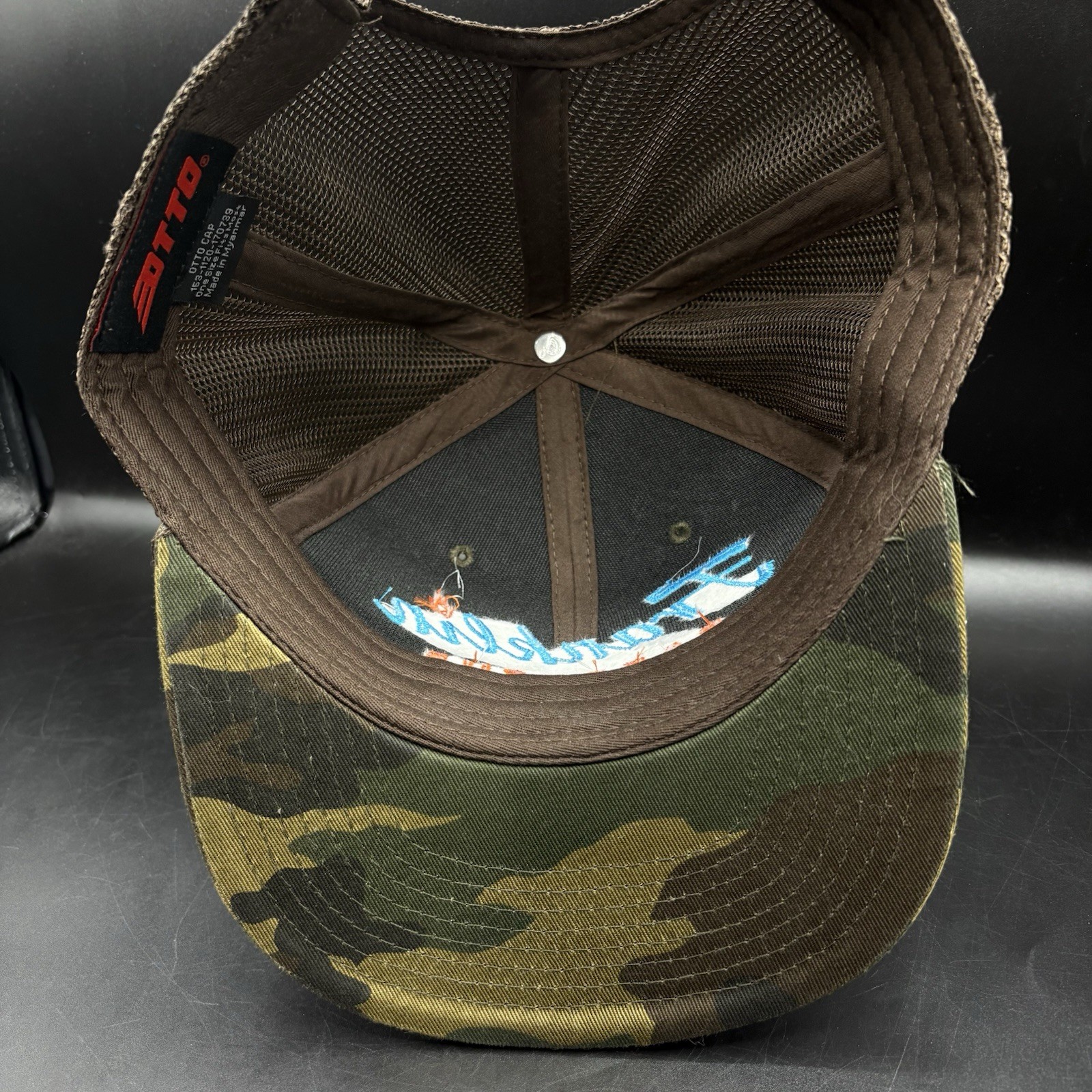 Franklin Barbecue Hat Cap Snap Back Camo Embroidered Austin Texas BBQ Otto