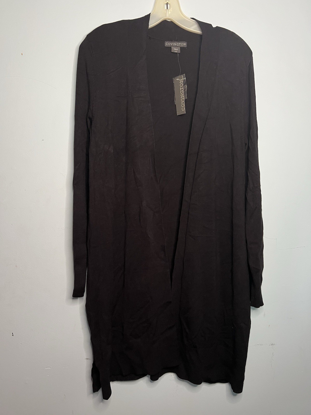 Covington Women’s Long Open Front Sweater Medium