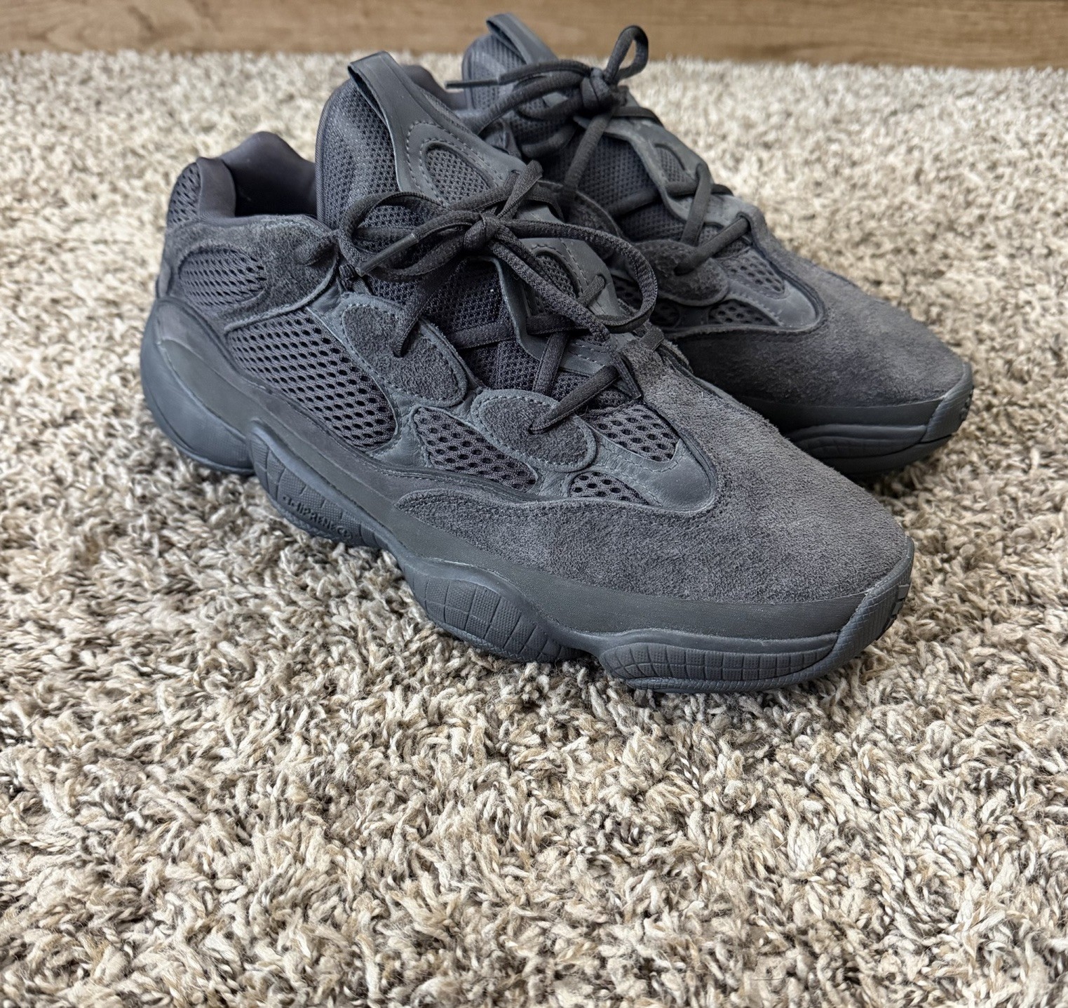 Size 11 – adidas Yeezy 500 Low Utility Black Kanye West Gorpcore 2018 F36640