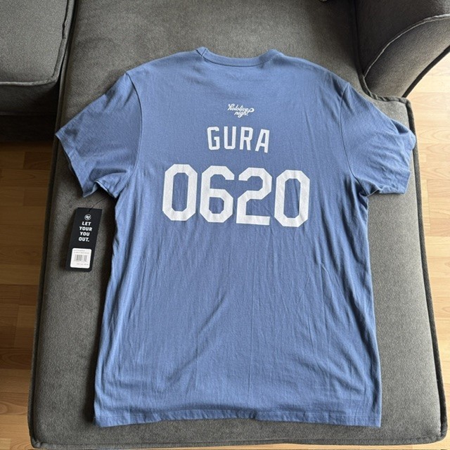 Hololive LA Dodgers Gawr Gura Shirt – Size Large