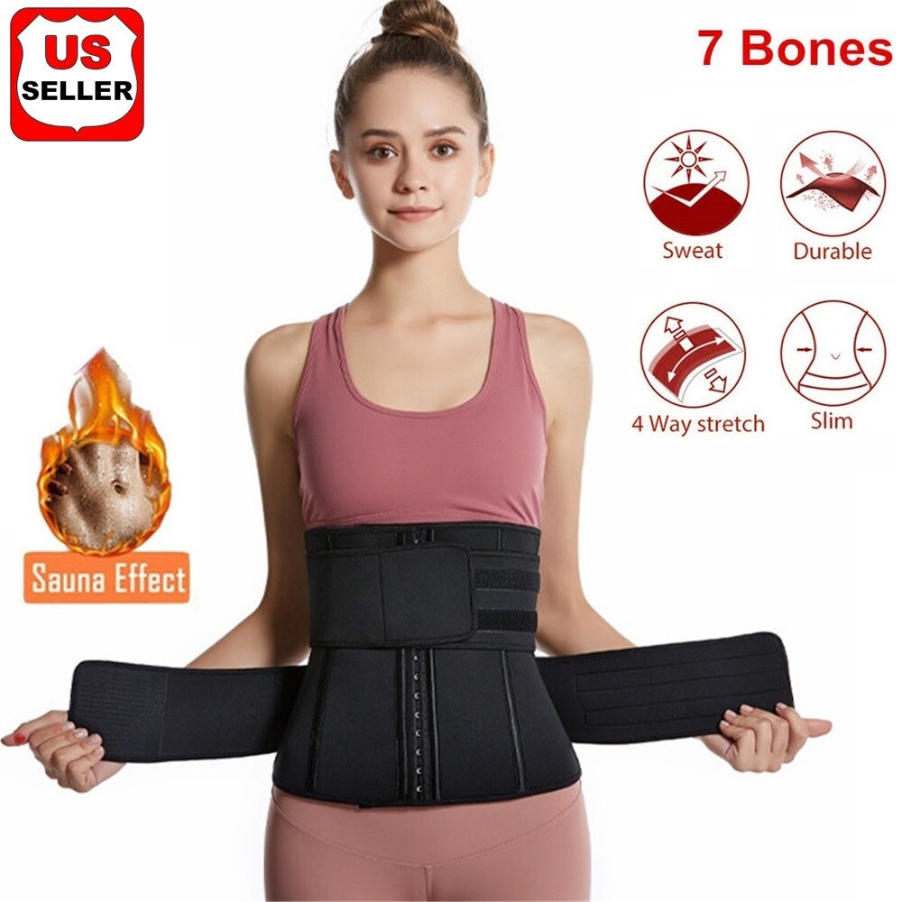 Waist Trainer Women Corset Sauna Sweat Weight Loss Body Shaper Yoga Slimmer Belt