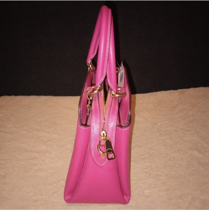 NWT Coach Mini Lilly Carryall in Bold Pink