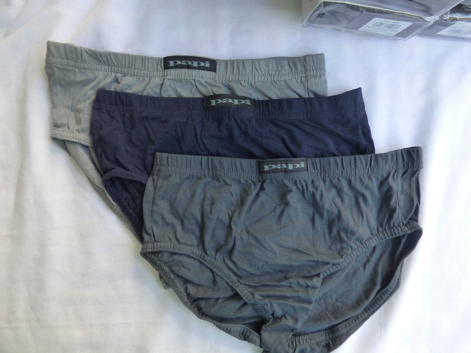 PAPI Bikini Men’s Low Rise Briefs pick Size S M L XL Choose Color 100% Cotton