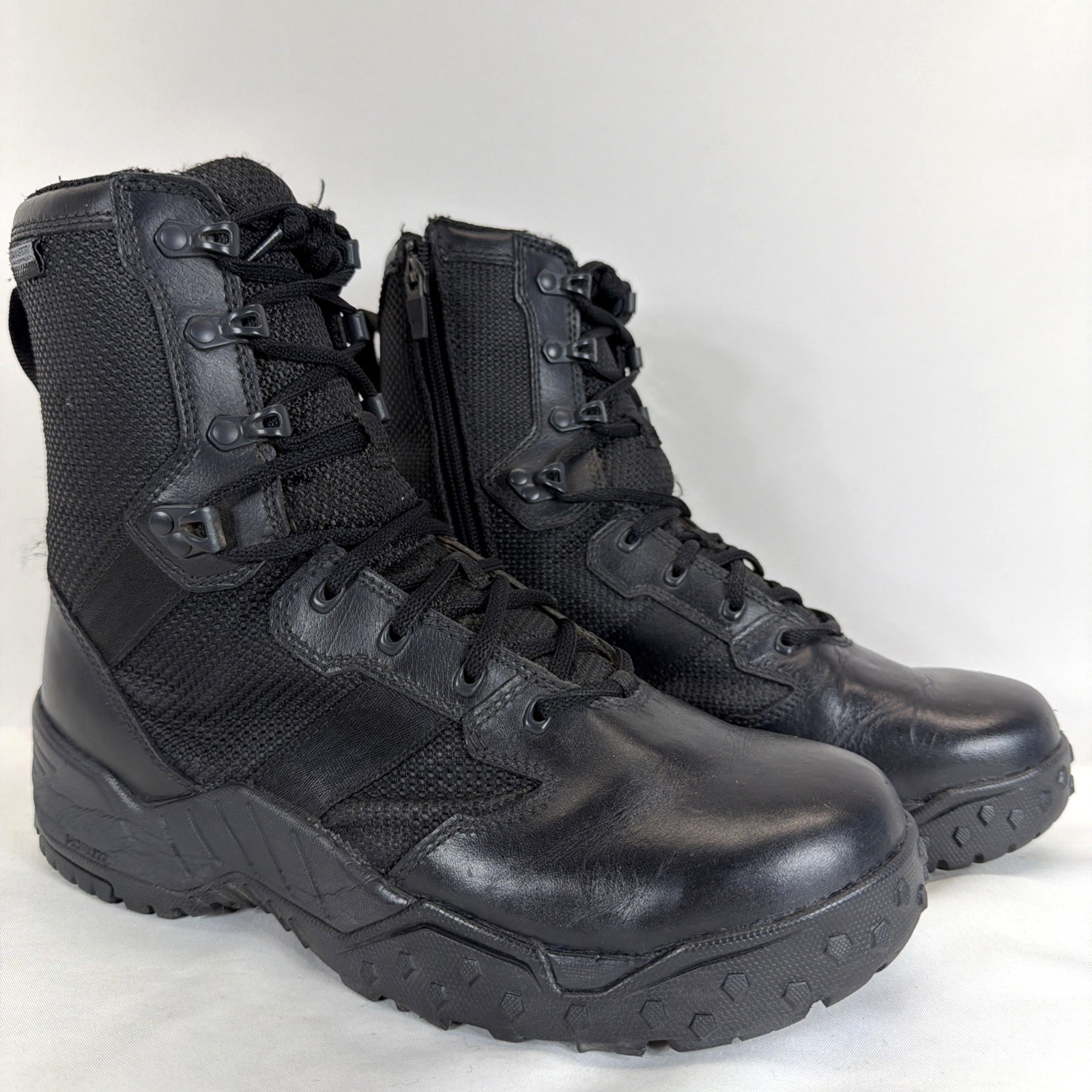 Danner Scorch Side-Zip 8″ Black Dry Boots Tactical Leather 25733 Mens Size 10 EE