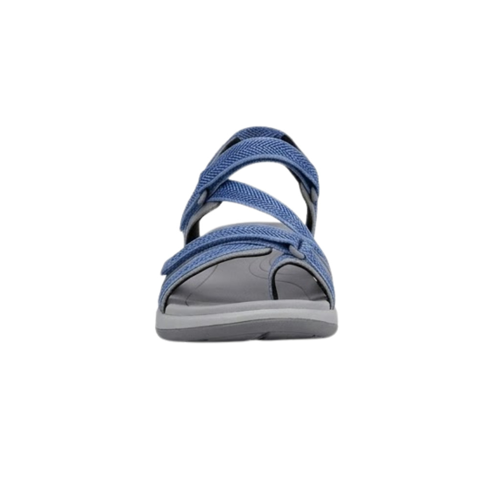 Orthofeet Women Orthopedic Lake Blue Adjustable Water Friendly Sandal