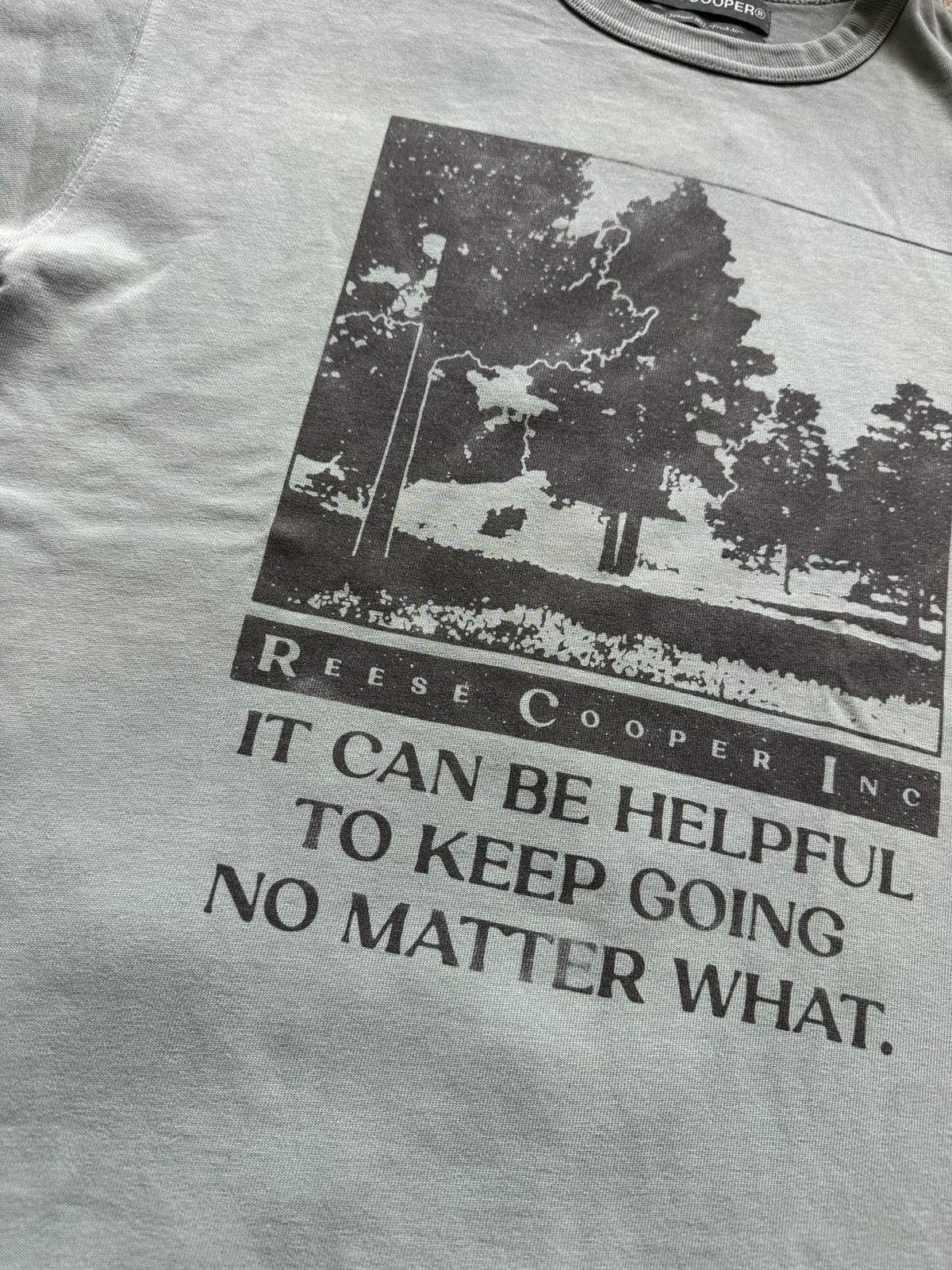 Reese Cooper Spring Summer 2022 “Keep Going” Nature T-Shirt Large