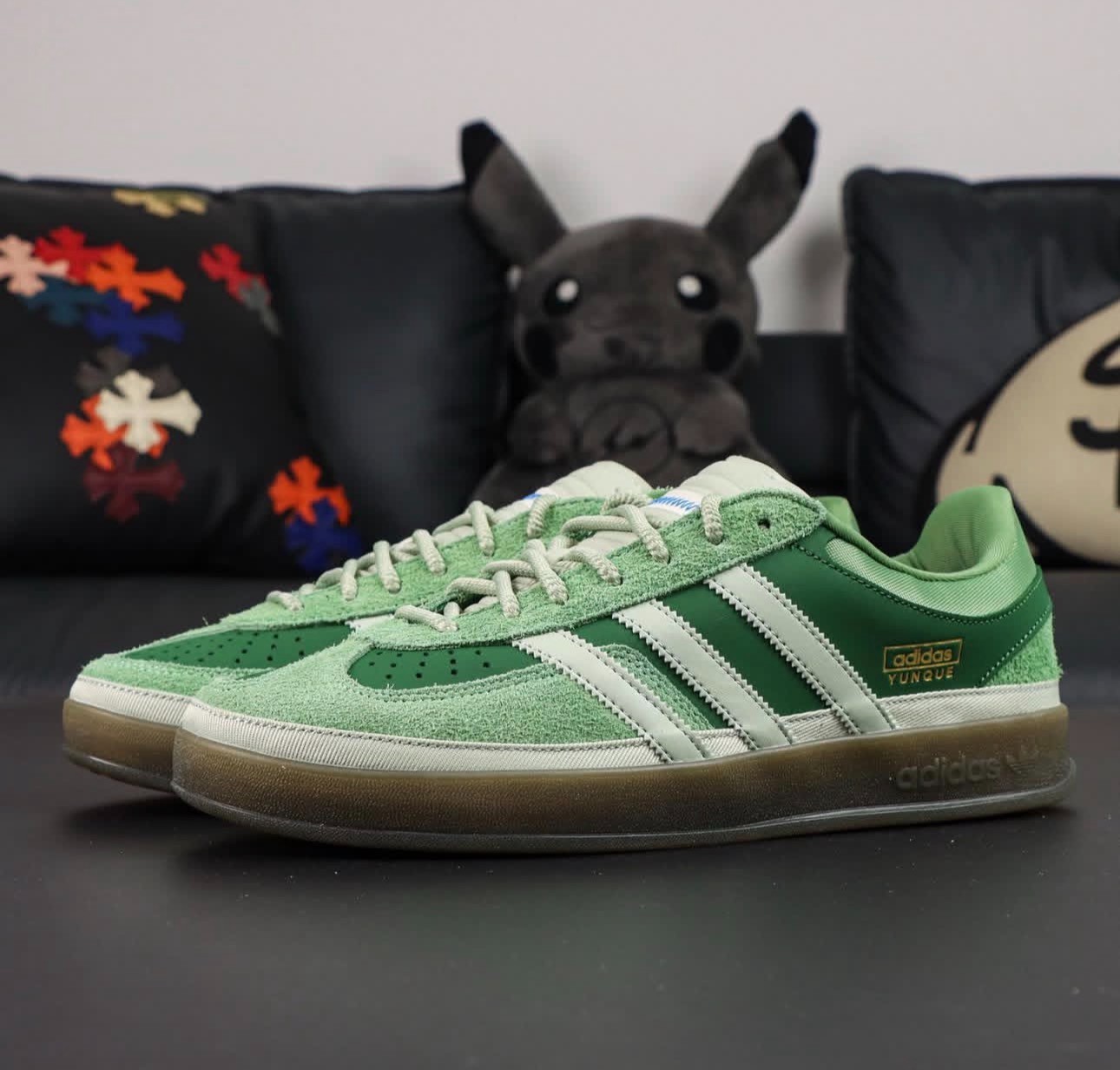 Premium Designer Gazelle Indoor El Yunque Green Sneaker Men JS5049