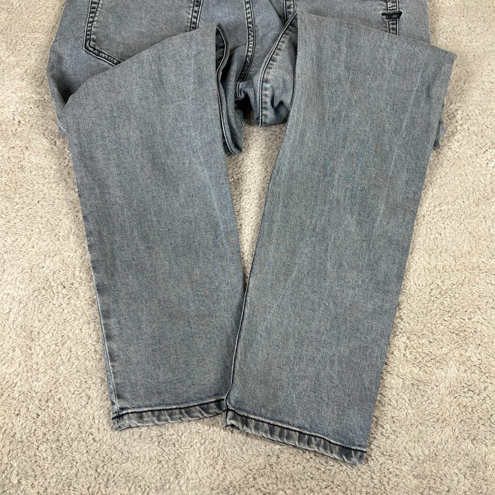 Diesel D-Strukt Slim Stretch Jeans Grey Wash W36 L32 Men’s Designer Denim