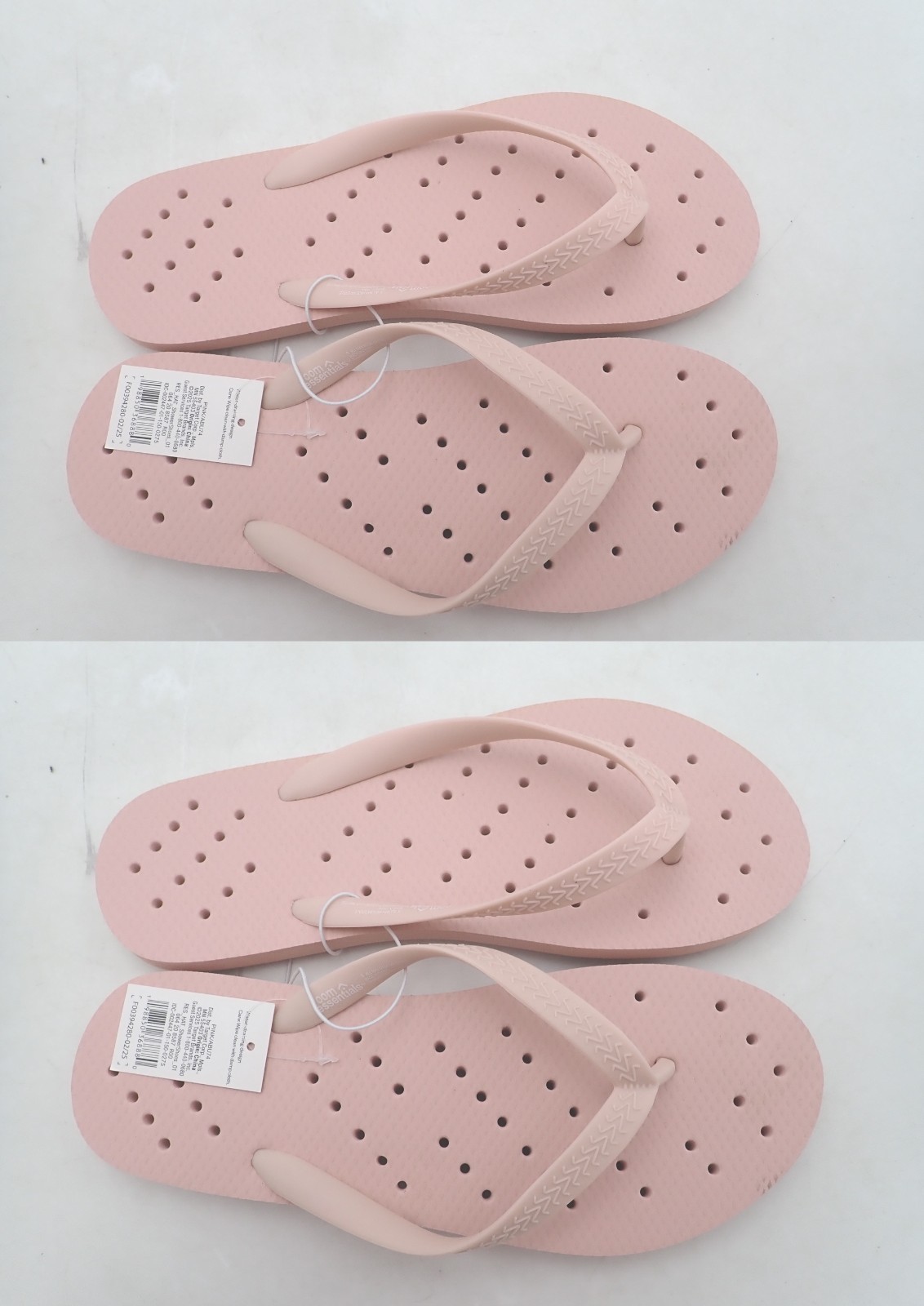 2 Pair of Room Essentials Shower Shoes Pink Women’s size 8-9 for 2 pair