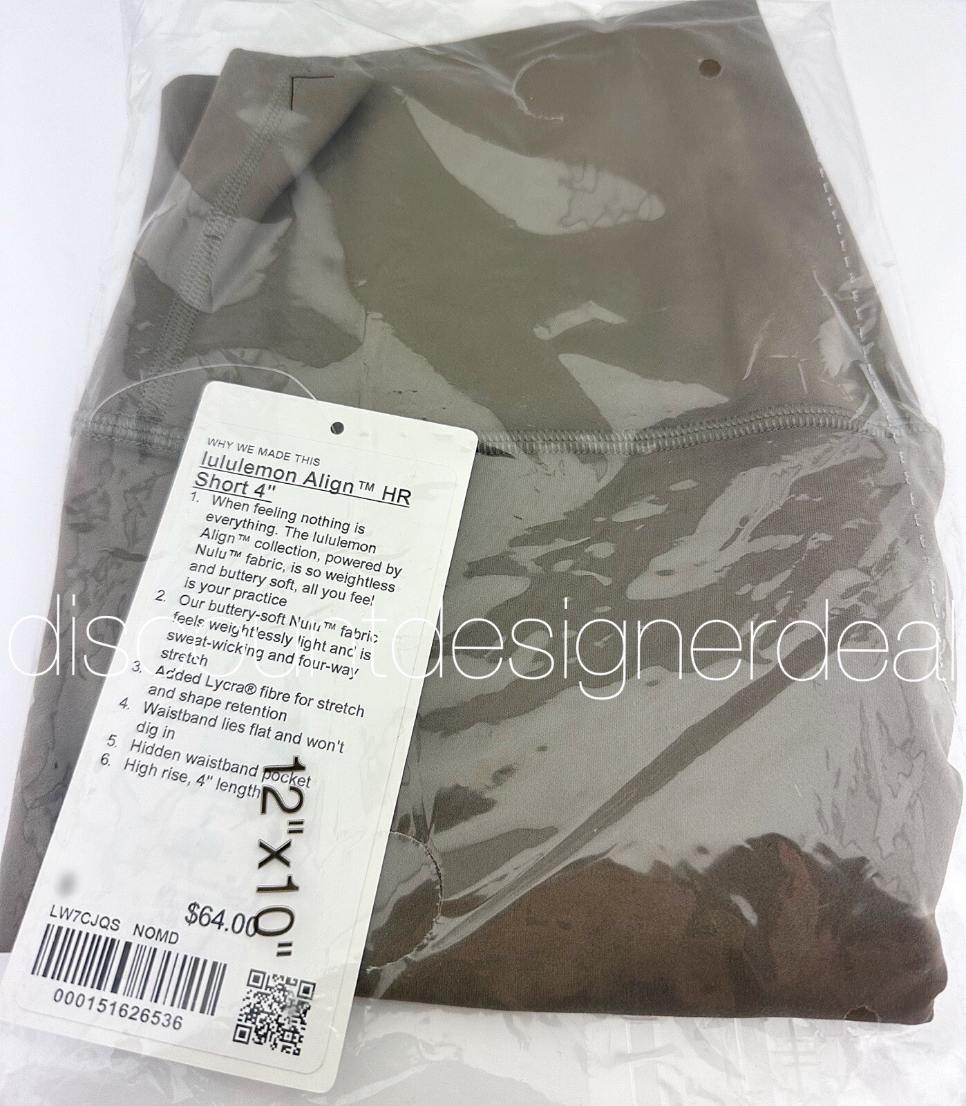 Lululemon Align High Rise Shorts 4” Nomad Size Multiple Women’s Yoga NEW