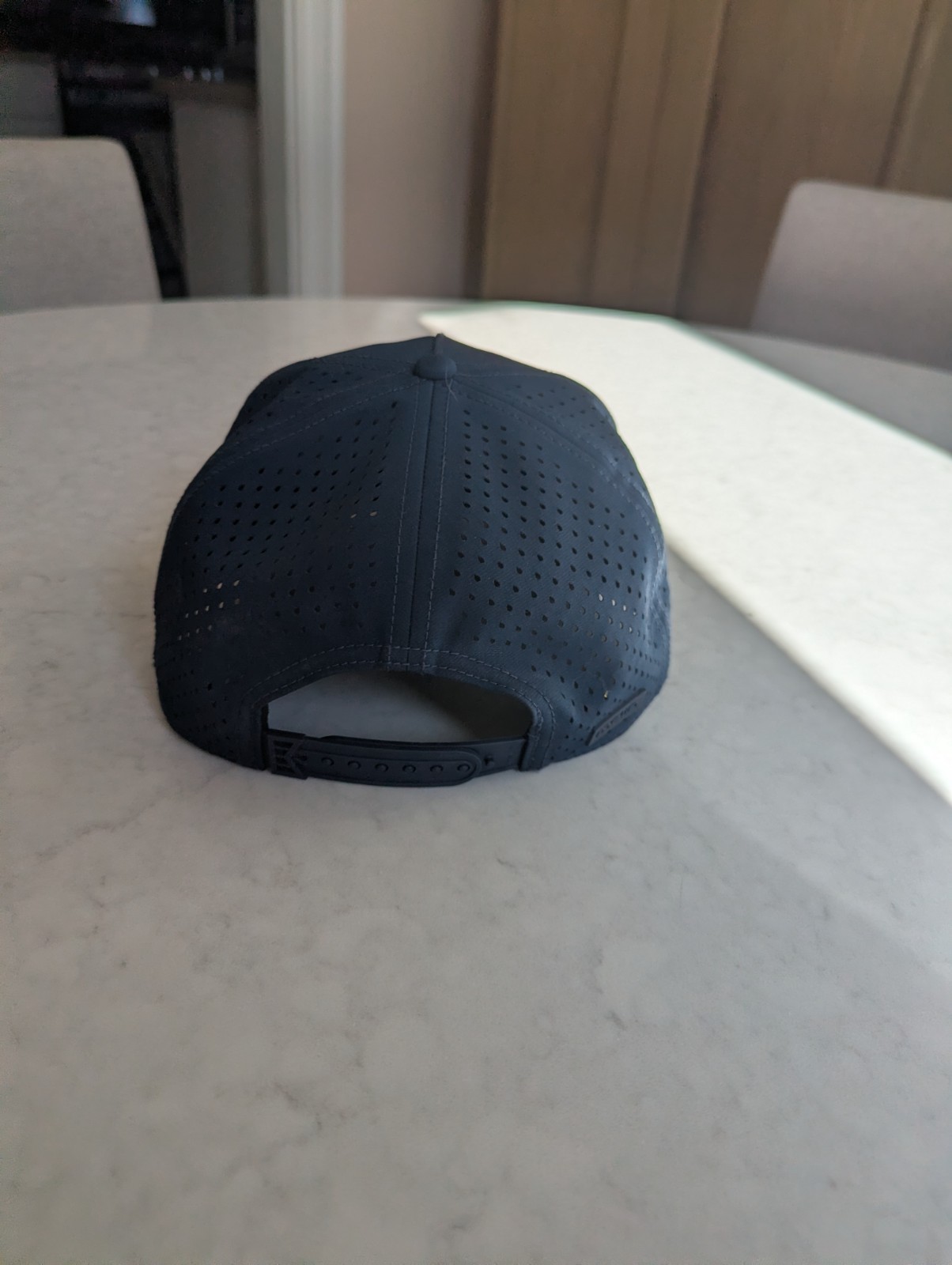 MELIN Odysea Stacked Hydro Performance Snapback Hat Navy, Men’s Size M