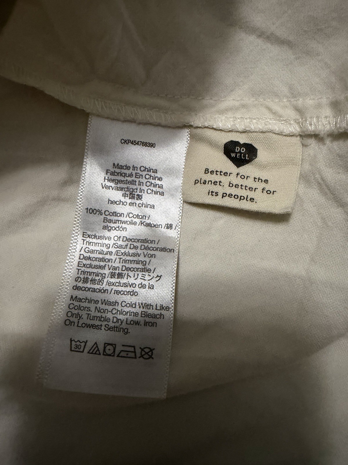 Madewell Ivory Multicolor Embroidered Peasant Blouse V-Neck Balloon 3/4 XS