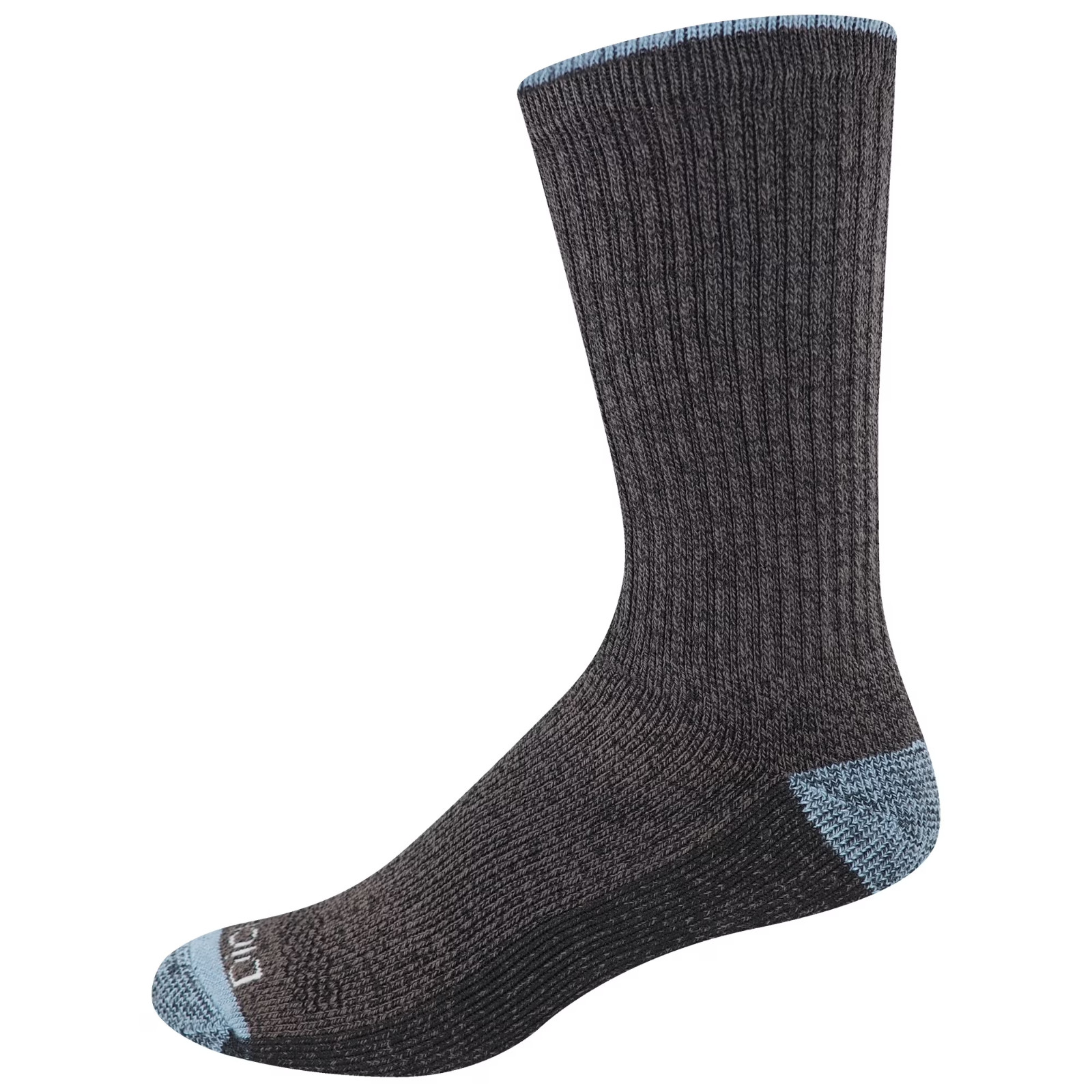 6 Pack Genuine Dickies Mens Dritech Crew Socks Moisture Control Black Size 6-12