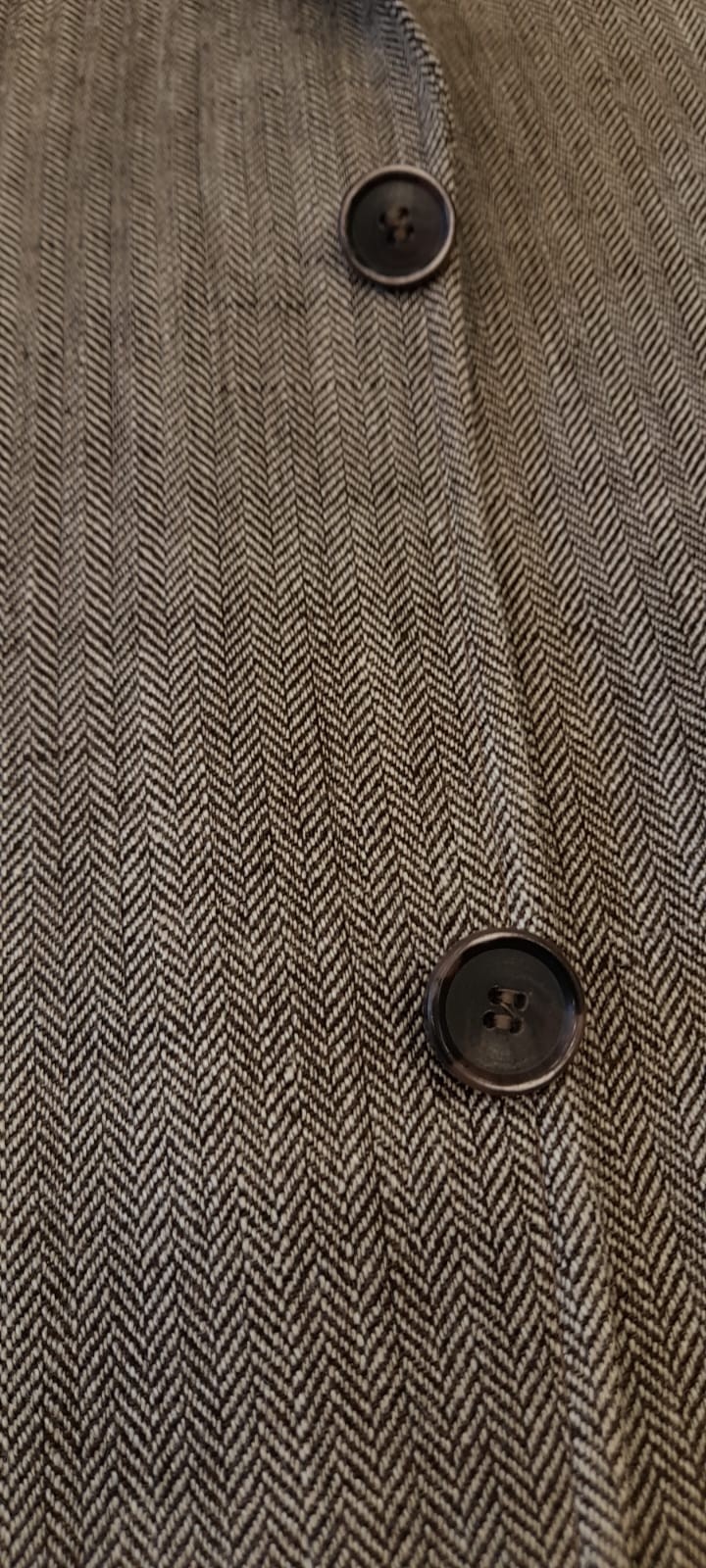 ETHOMAS Blazer Jacket SILK LINEN WOOL