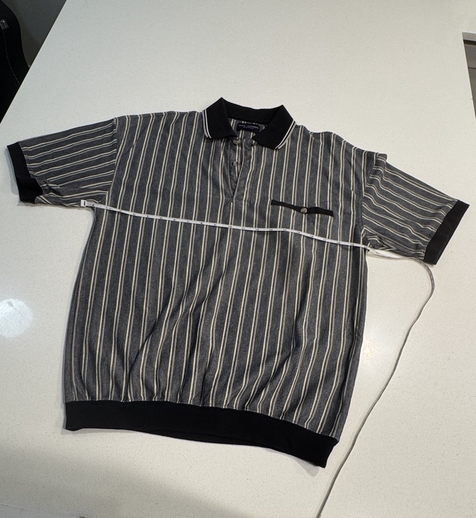 Safe Harbor Men’s Striped Polo Shirt – Classic Casual Style