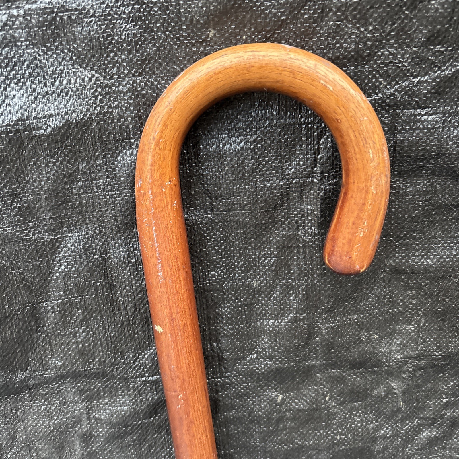 Vintage Hardwood Walking Cane 35 1/2”