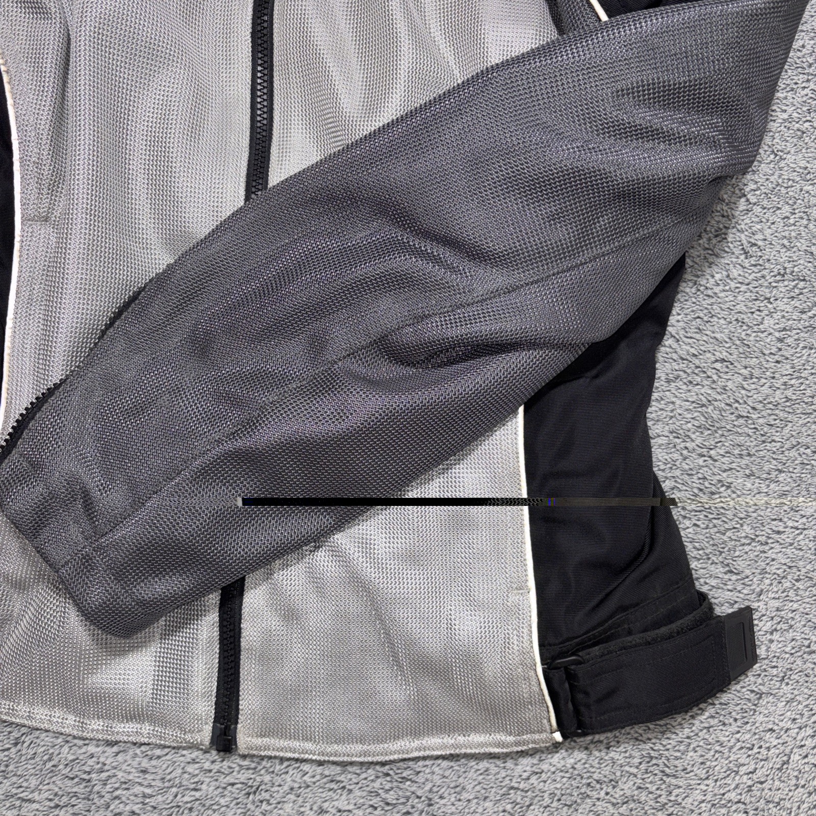 HARLEY-DAVIDSON Riding Jacket w/ Shoulder & Elbow Pads Women’s Sz XL Grey Black