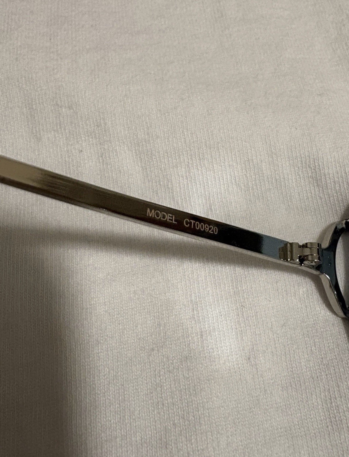 Cartier Big C Diamond Cut blue/green Fade Frameless Lens silver Frame