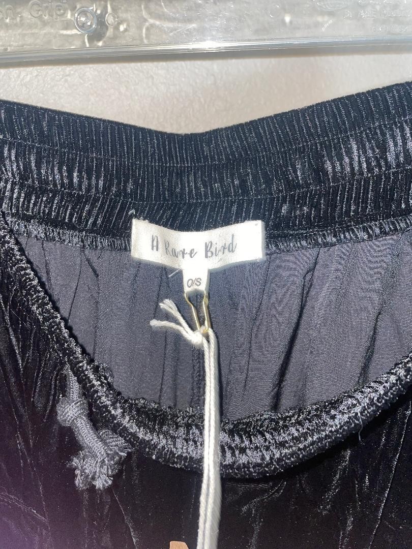 A Rare Bird Black Velvet & Pearl Genie Pants New with tags SOLD OUT!!