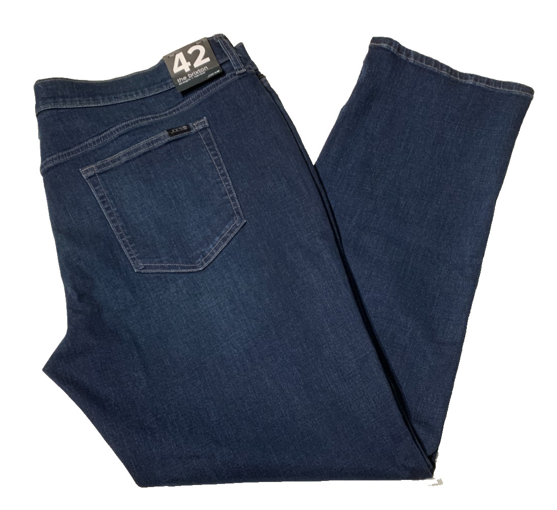 NWT JOE’S Men’s THE BRIXTON Straght + Narrow Denim Long Pants DK Blue Size 42