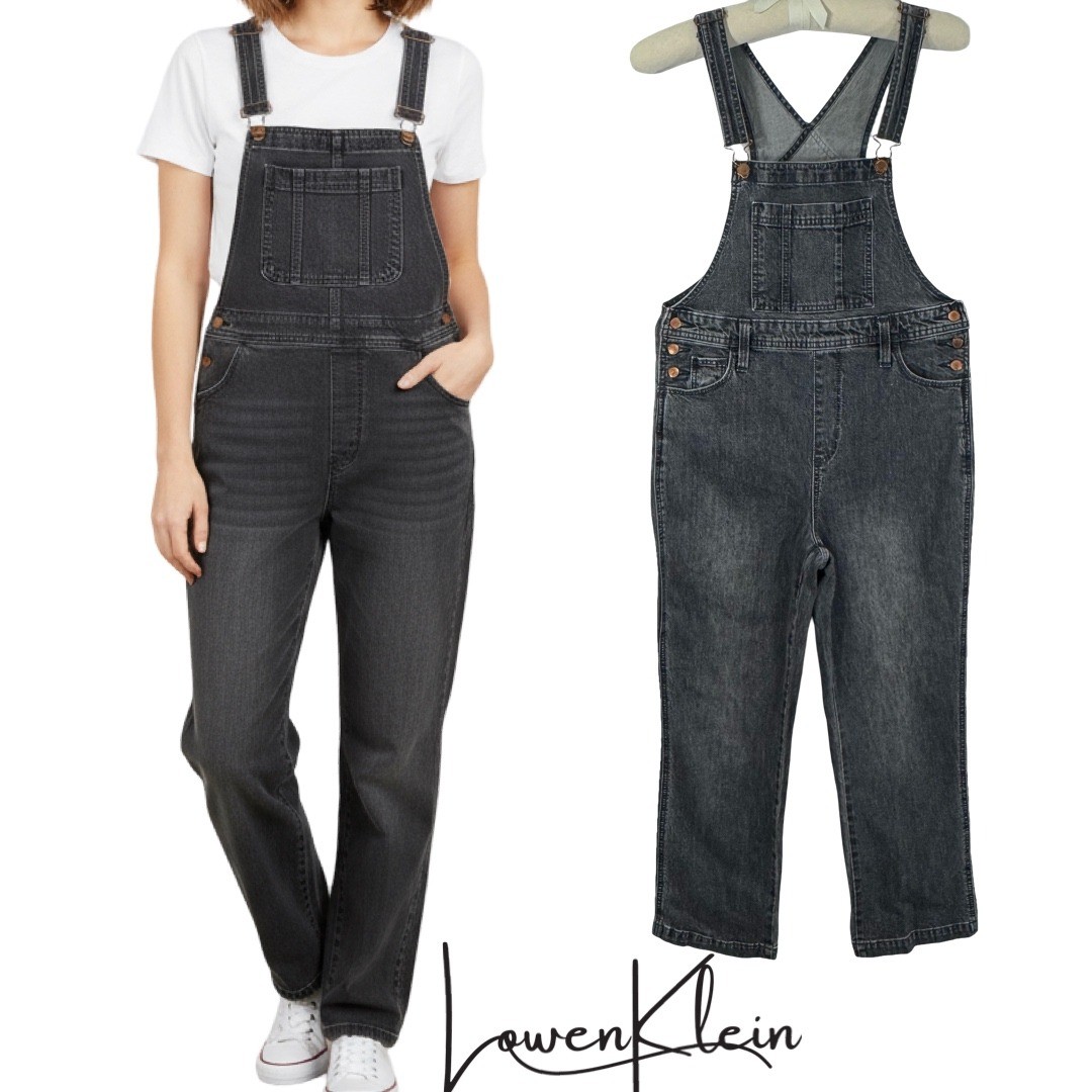 Universal Thread Womens Size 2/26R Gray Denim Overalls Jeans Jumpsuit