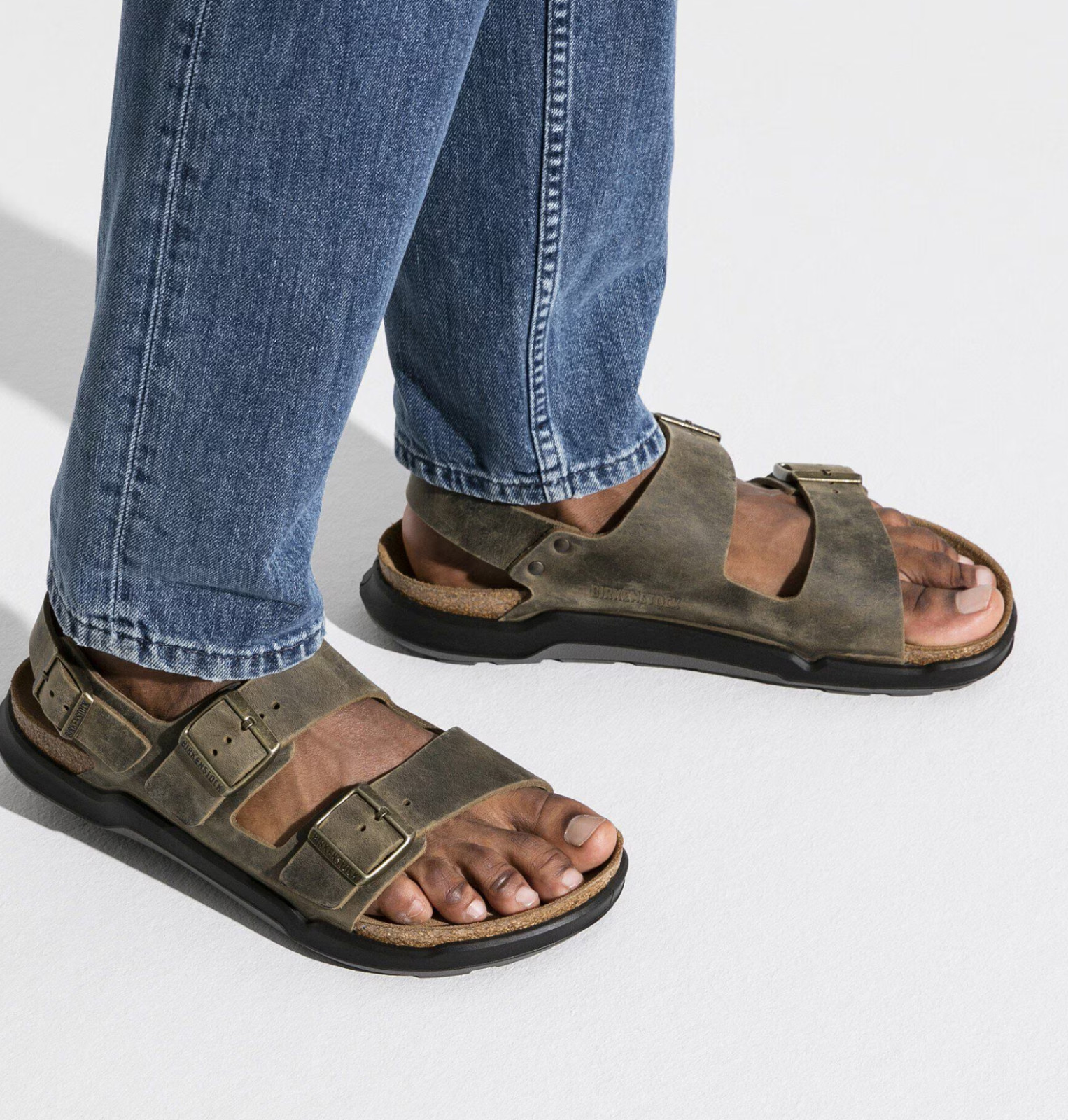 *NEW* Unisex BIRKENSTOCK Milano Crosstown Oiled Leather FADED KHAKI (1018427) 👍