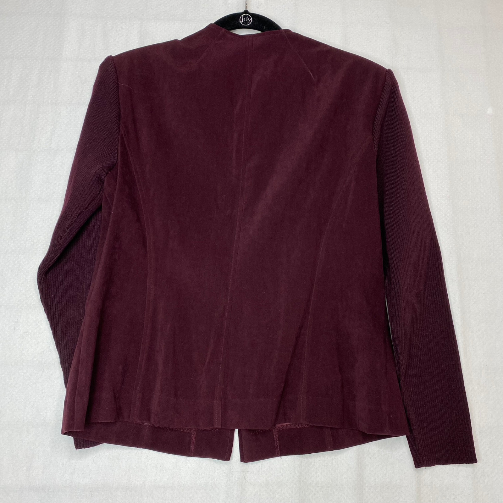 Norton McNaughton Jacket sz 8P Maroon Full Zip Petite Polished Professional Chic