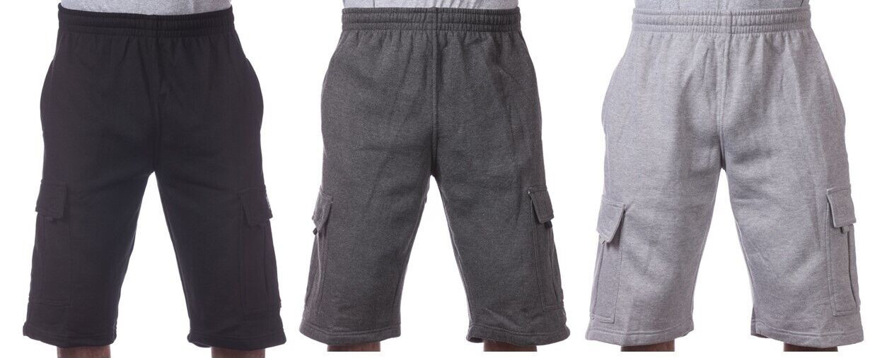 ProClub Fleece Cargo Shorts – Men’s