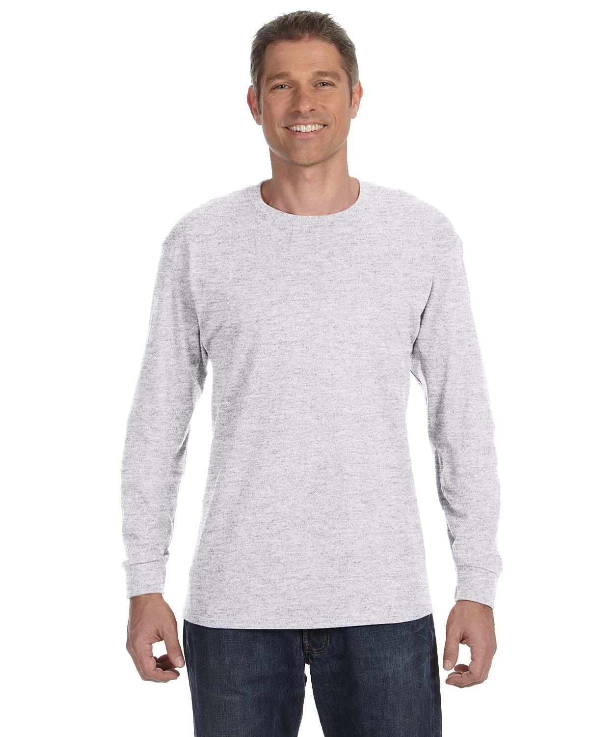 Gildan G540 Adult Heavy Cotton Blank Long Sleeve Casual Plain Sports T-Shirt