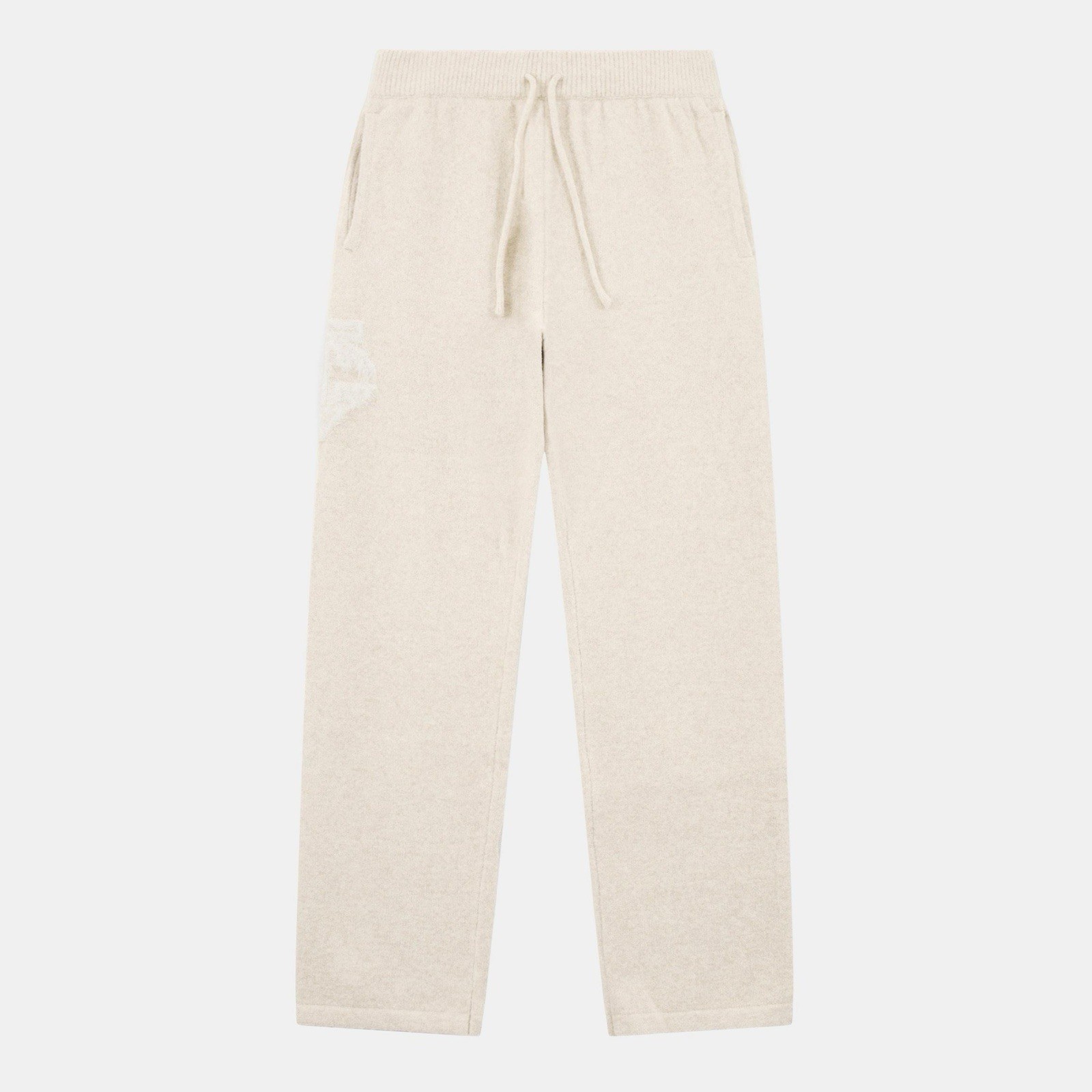 The Couture Club Womens Beige Fluffy Knit Joggers – Size 10 Small /R1