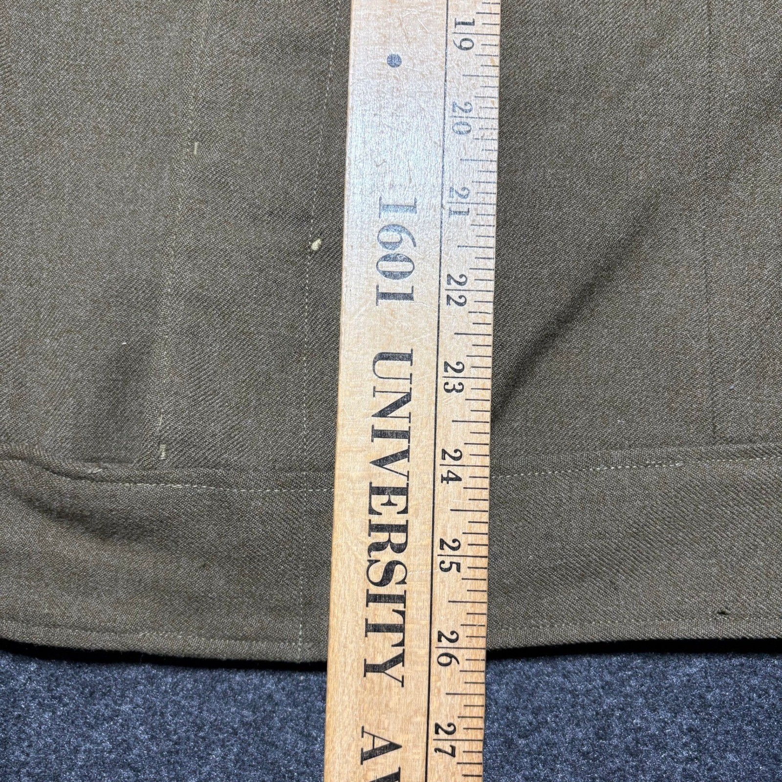 Vintage Korean War US Army Ike Jacket 8th Army Sgt Multi Ribbon Overseas Bars