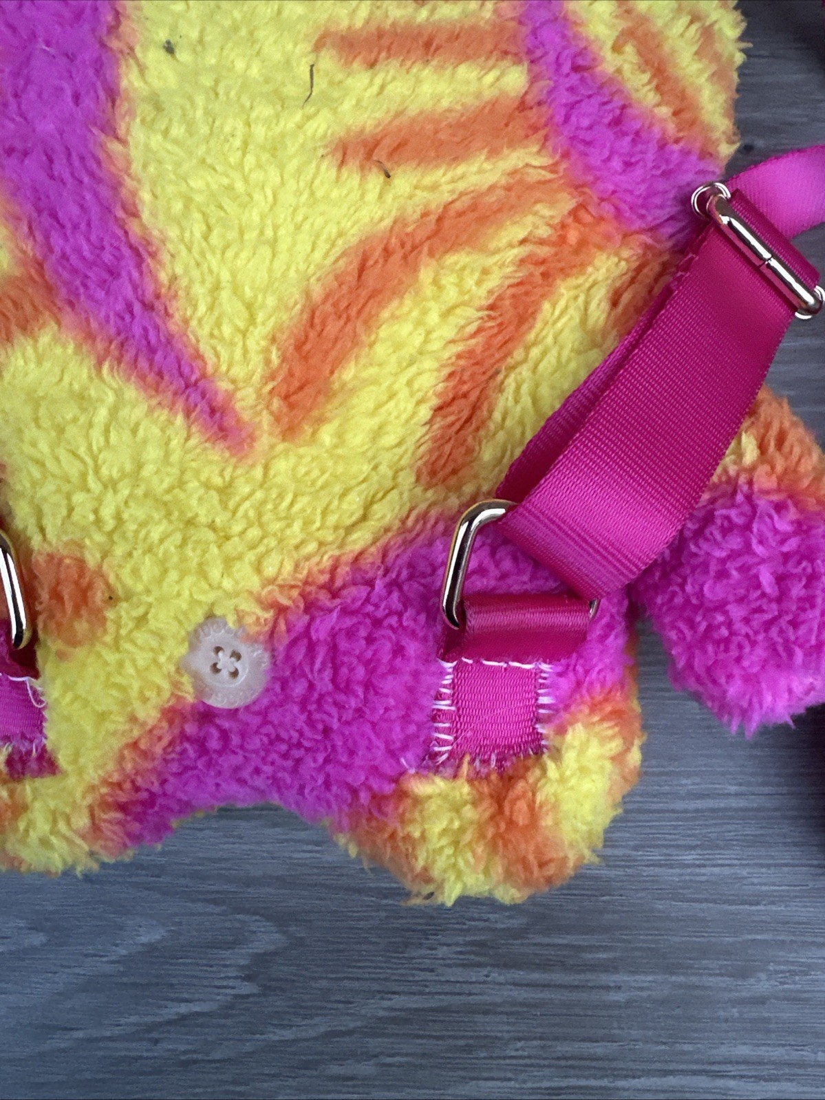 Mini Fuggler Backpack Homemade Adjustable Straps Piercings – Please Read