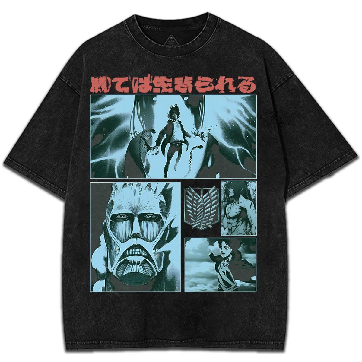 Graphic Tee Attack On Titan Vintage Anime T-Shirt