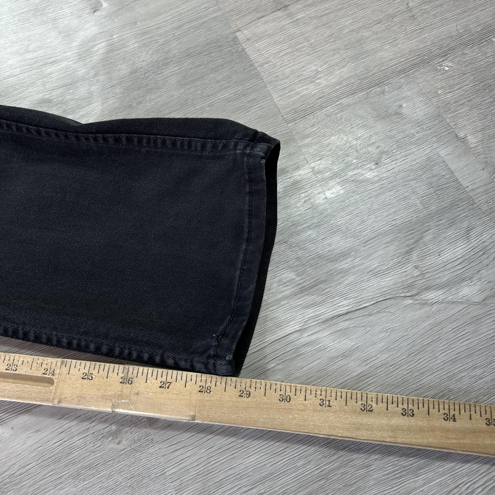 Levis 513 Jeans Mens 32×30 Black Slim Straight Stretch Denim Dark Wash Pants