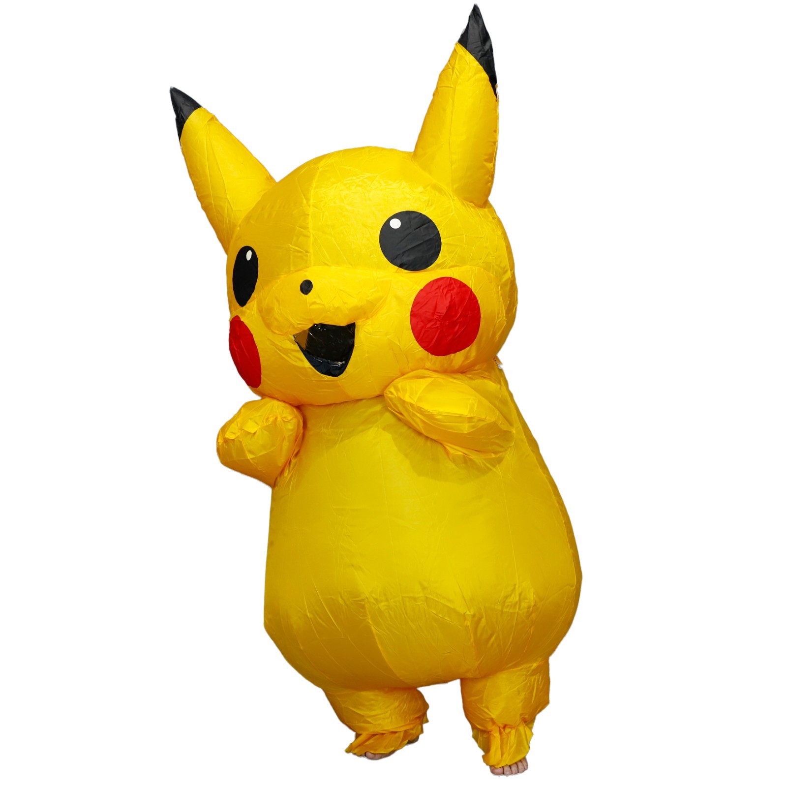 Inflatable Costume Pikachu Mascot Kid/Adult Size Blow Up Cosplay Party Outfit