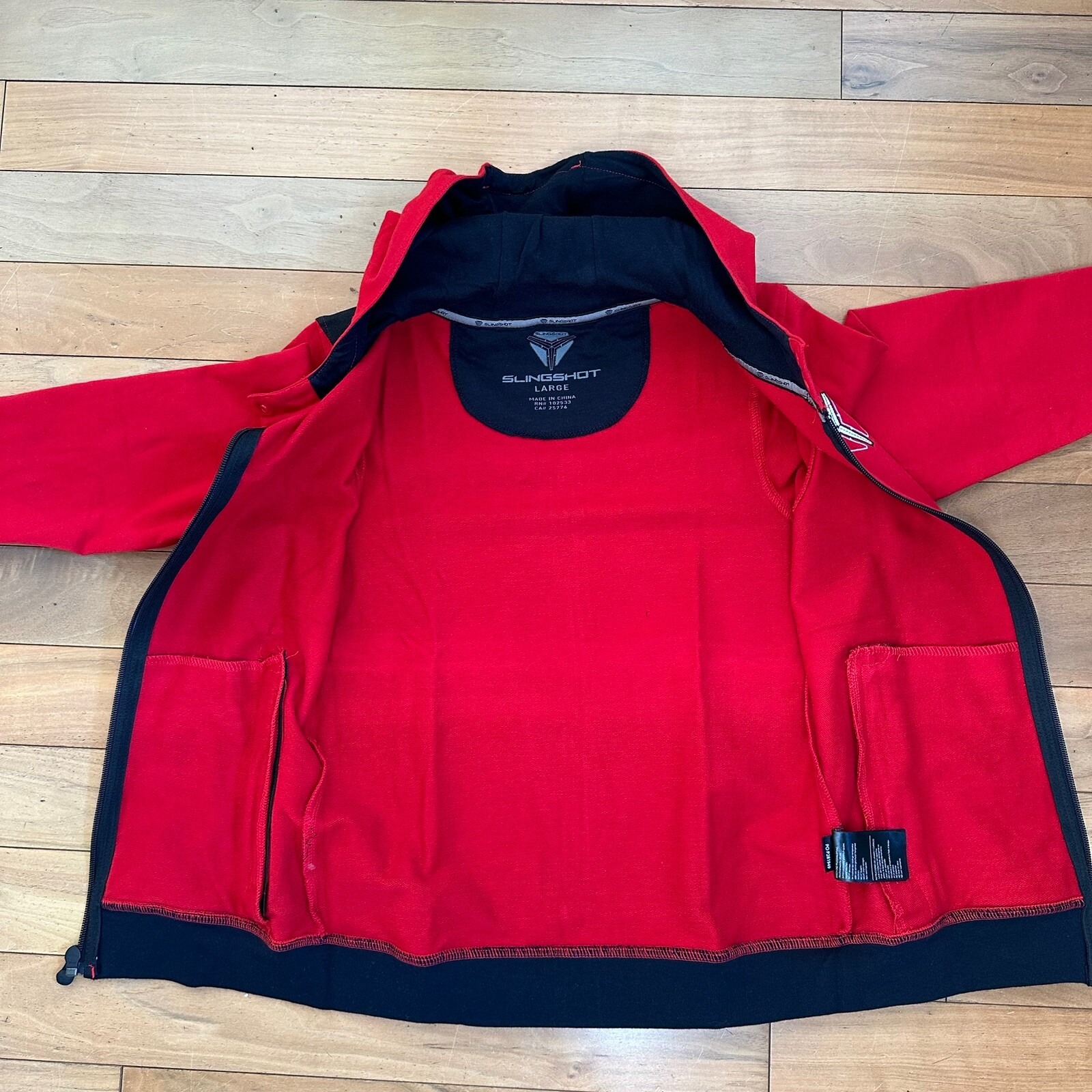 NWT Polaris Slingshot Groove Full Zip Red Riding Jacket Youth Size Large OEM