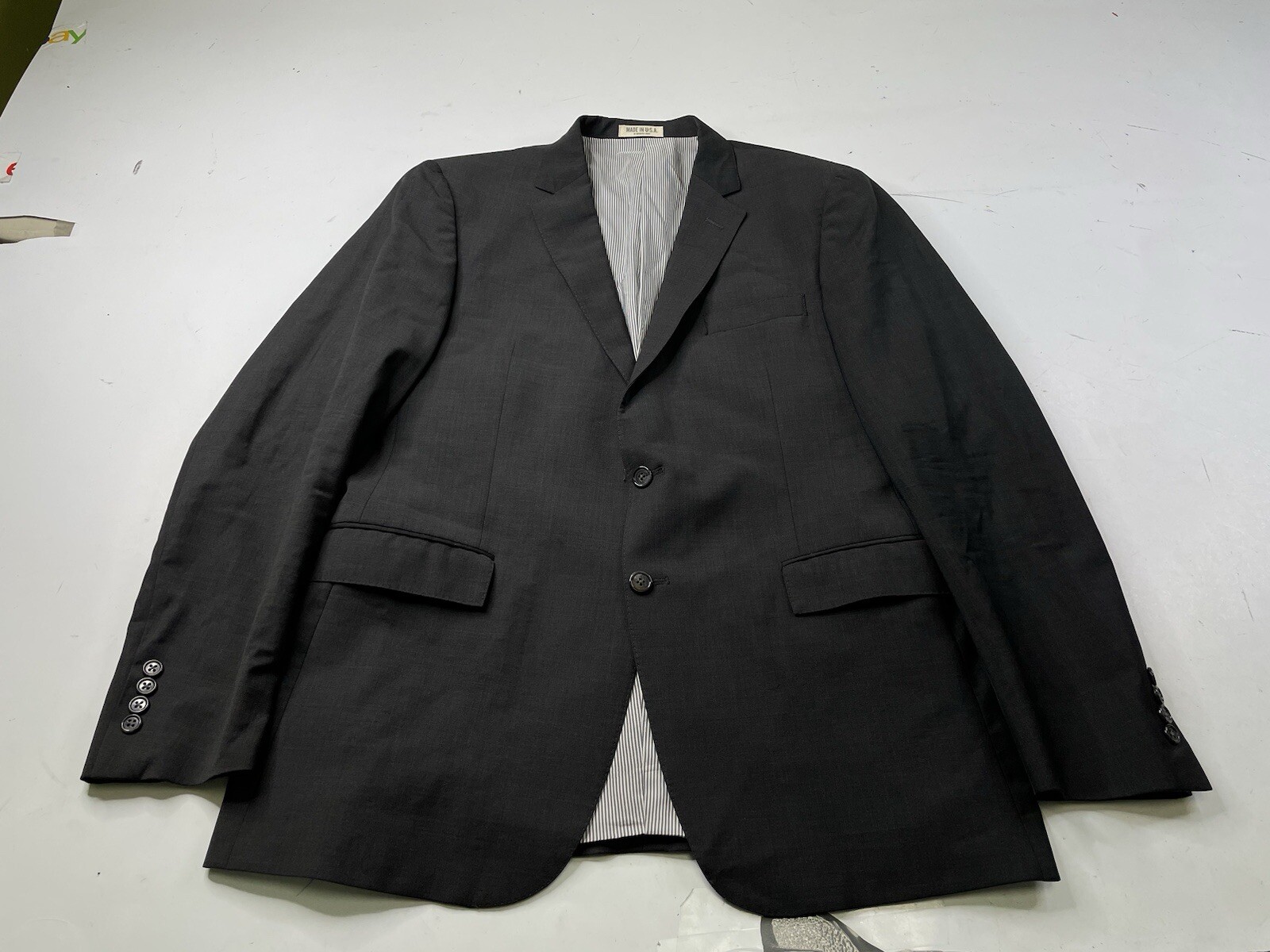 Todd Snyder Dark Gray Wool Blend Blazer Size 42R Mayfair Fit Jacket Sport Coat