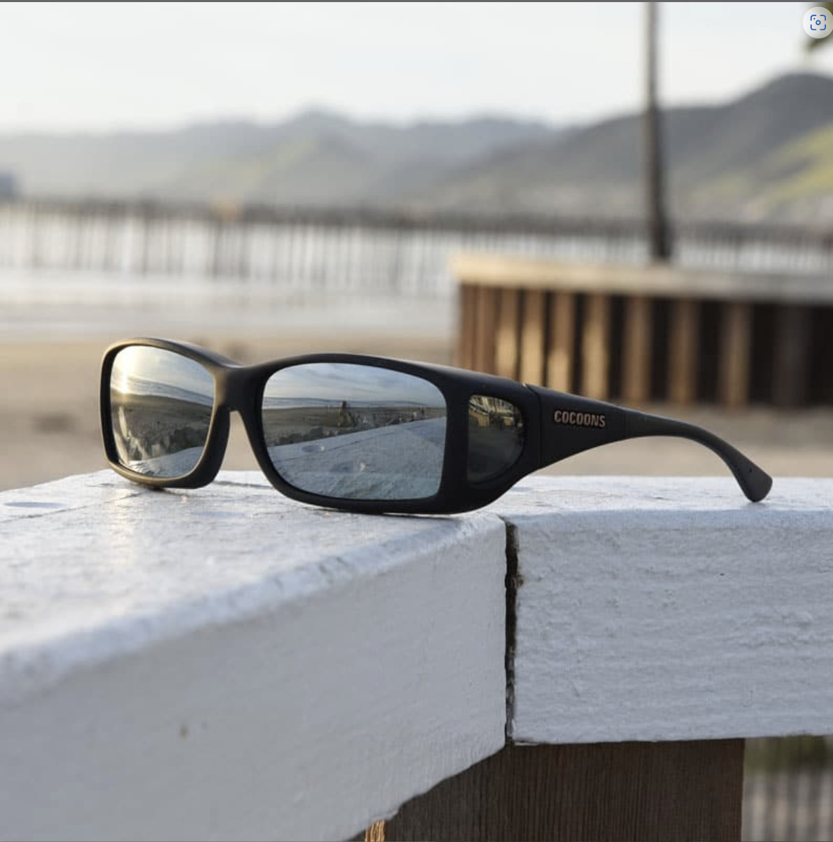 Cocoons Sunglasses Brand New MULITPLE SIZES Black Frame Grey Lens Polarized