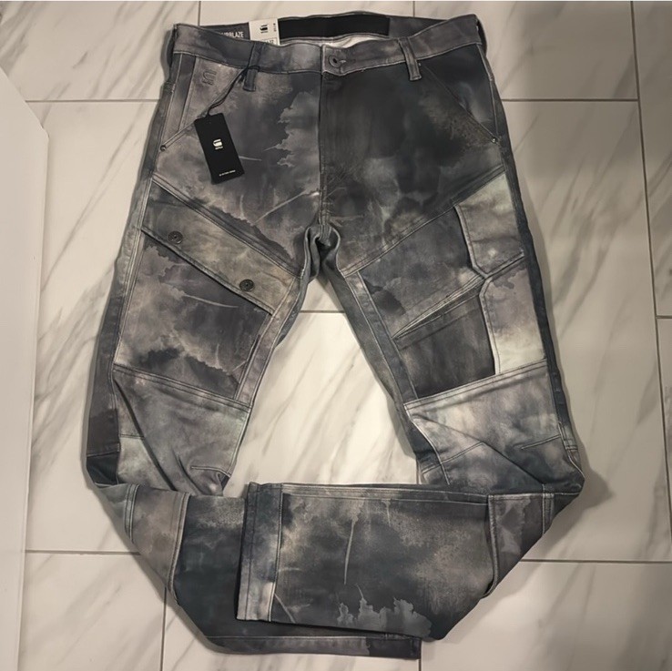 G-Star Raw Men’s Airblaze Skinny Jeans Indigo Vintage Blue Gray $290 New