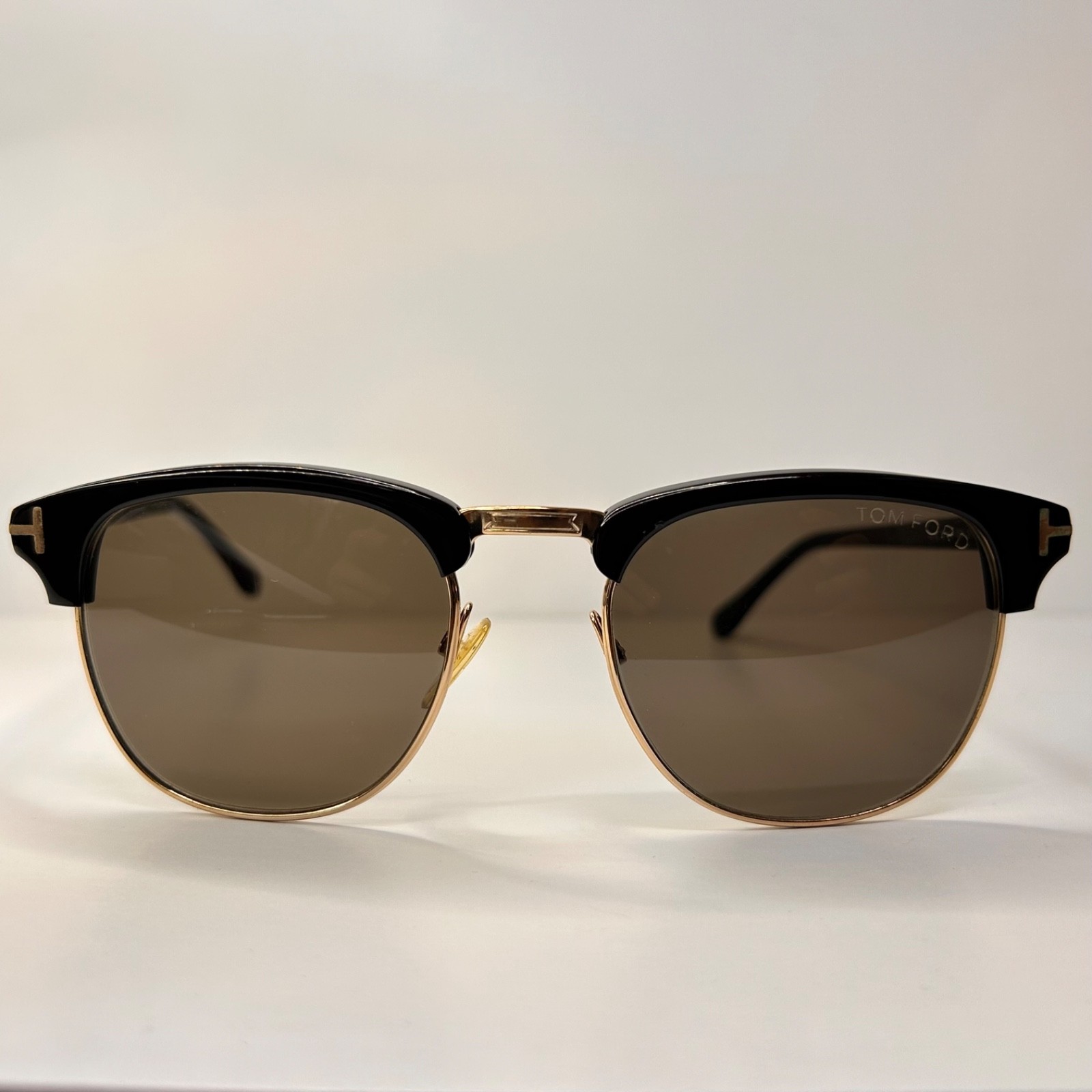 Tom Ford Sunglasses Henry TF248 05N Black/Gold 51-20-145 MADE IN ITALY
